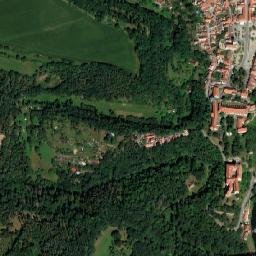 Bechyně map(satellite map)
