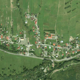 Ždiar map(satellite map)