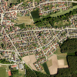 Büchenbach map(satellite map)