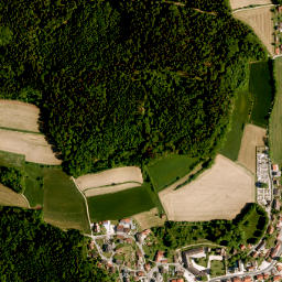 Waffenbrunn map(satellite map)