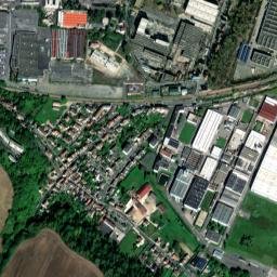 Thiverny map(satellite map)