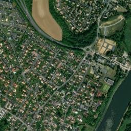 Bénouville map(satellite map)