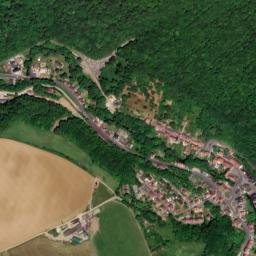 Moutiers map(satellite map)