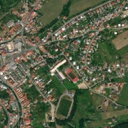 Vizovice map(satellite map)
