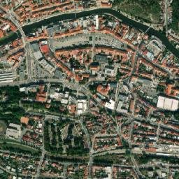 Třebíč map(satellite map)