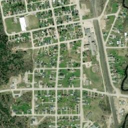 Hornepayne map(satellite map)