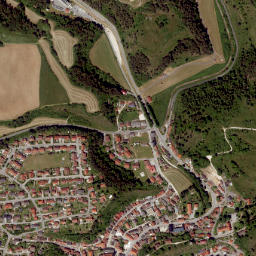 Hohenfels map(satellite map)