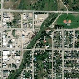 Cardston map(satellite map)