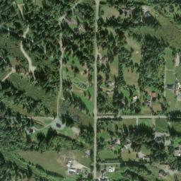 Satellite view of Fort Langley Golf Course