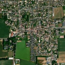 Démouville map(satellite map)