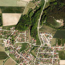 Haundorf map(satellite map)