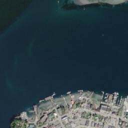 Tofino map(satellite map)