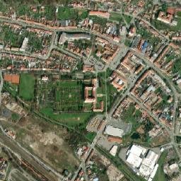 Bučovice map(satellite map)