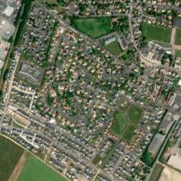 Bourguébus map(satellite map)
