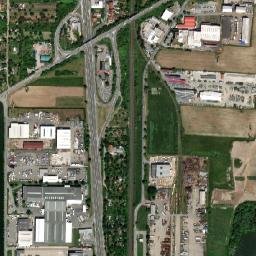 Modřice map(satellite map)
