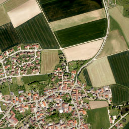 Pfofeld map(satellite map)
