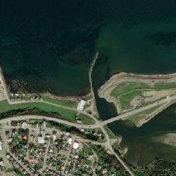 Cap-Chat map(satellite map)