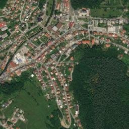 Luhačovice map(satellite map)
