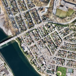 Trail map(satellite map)