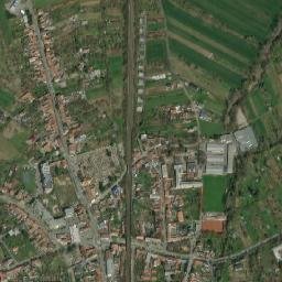 Rajhrad map(satellite map)