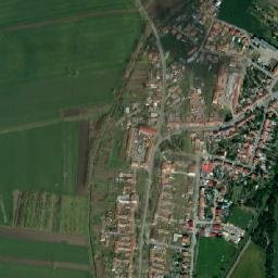 Měnín map(satellite map)