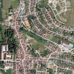 Ellingen map(satellite map)
