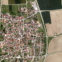 Dittenheim map(satellite map)