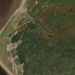Satellite view of Pointe aux Outardes