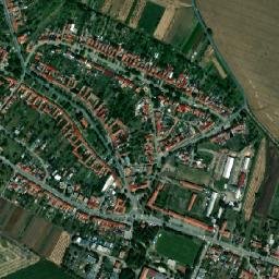 Těšany map(satellite map)