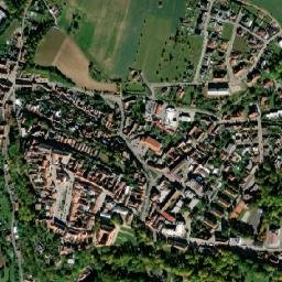 Jemnice map(satellite map)