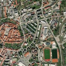 Prachatice map(satellite map)