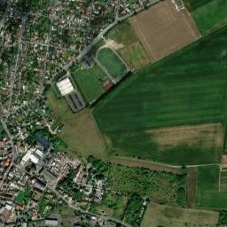 Le Thillay map(satellite map)