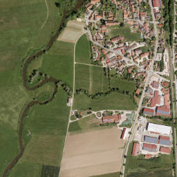 Auhausen map(satellite map)