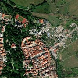 Třeboň map(satellite map)