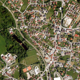Frauenau map(satellite map)