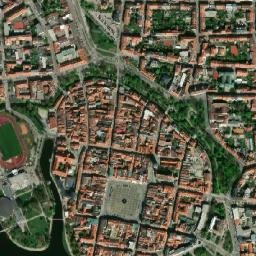 České Budějovice map(satellite map)