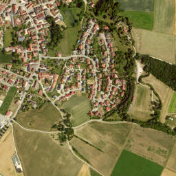 Hainsfarth map(satellite map)