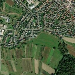 Au am Rhein map(satellite map)