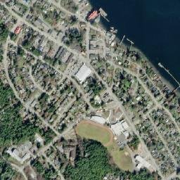 Ucluelet map(satellite map)