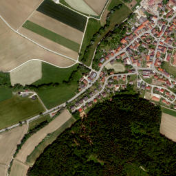 Polsingen map(satellite map)