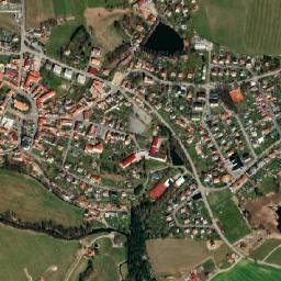 Křemže map(satellite map)