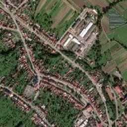 Strání map(satellite map)