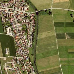 Wechingen map(satellite map)
