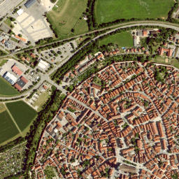 Nördlingen map(satellite map)