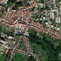 Trhové Sviny map(satellite map)