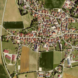 Fünfstetten map(satellite map)