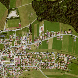 Hinterschmiding map(satellite map)