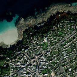 Perros-Guirec map(satellite map)