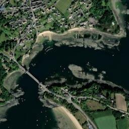 Lézardrieux map(satellite map)