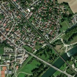 Satellite view of Isarwelle Plattling